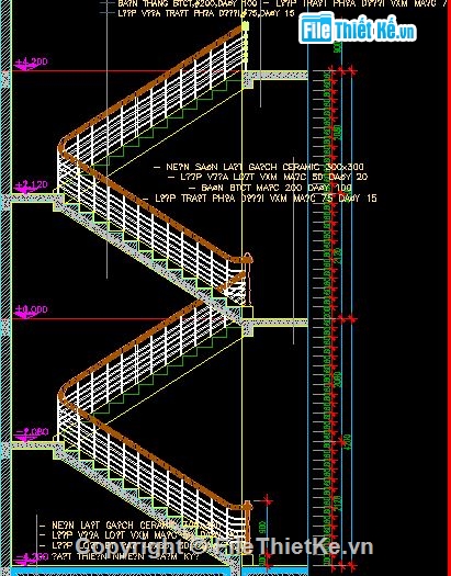 kiến trúc 2 tầng,kết cấu 2 tầng,Bản vẽ nhà phố,nhà phố 7.3x13.8